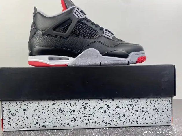 Official Maikesneakers 4 FV5029-006 Jordan Bred Air Reimagined 0408